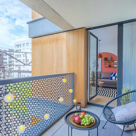 Design - Balcony, Free Parking, Yoga, 10 Mins To Center, By Gravity 公寓 布拉格